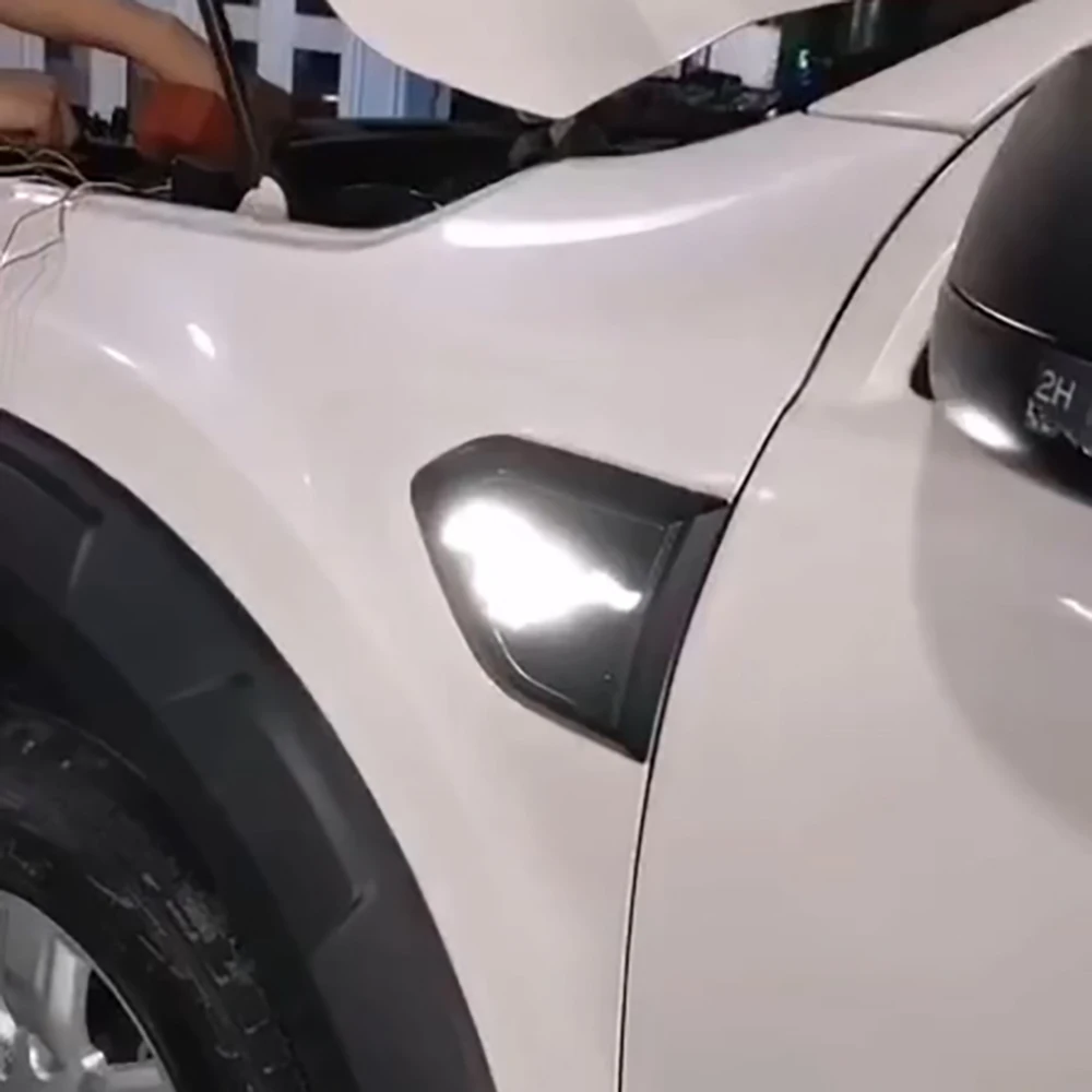 Светодиодный Боковой габаритный фонарь для Ford Everest Ranger DRL габаритный фонарь дневного света с сигнал поворота