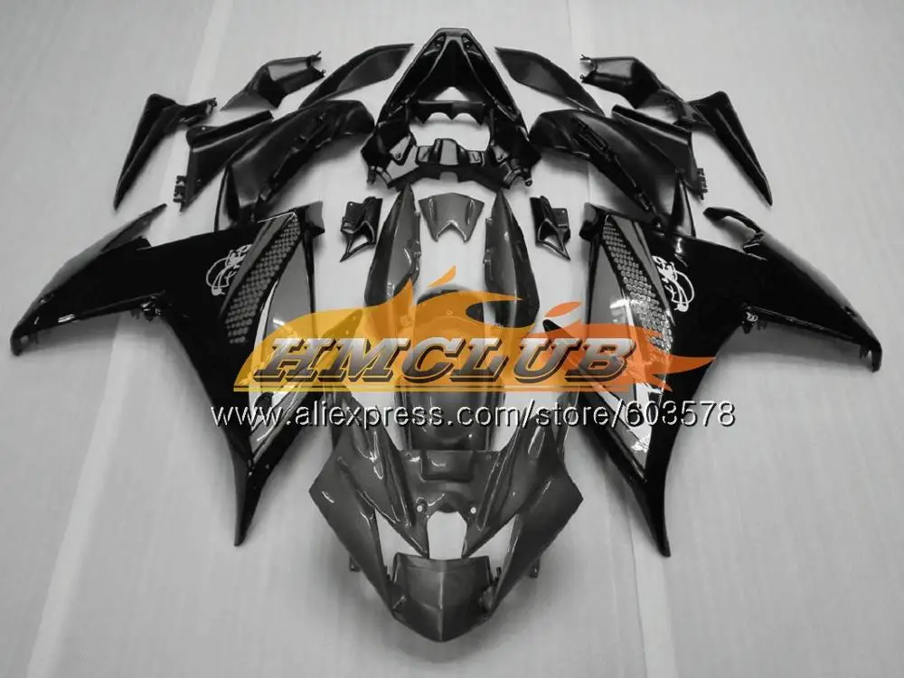 Корпус для YAMAHA FZ6N FZ6 R FZ-6R 2009 2010 2011 2012 2013 62CL. 4 FZ 6R FZ6R 09, 10, 11, 12, 13, 14, 15 лет, серого и черного цветов, обтекатель - Цвет: No. 13 Grey
