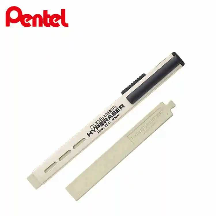 Ластик для рисования Pentel ZE32 резиновый ластик Hyperaser Япония карандаш ручка унисекс