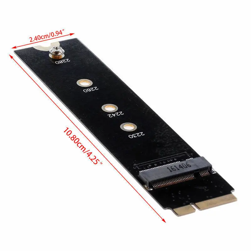 Карта адаптера на 64G 128G 256G 512G M.2 Ngff Ssd для 2012 Macbook Air A1466 A1465