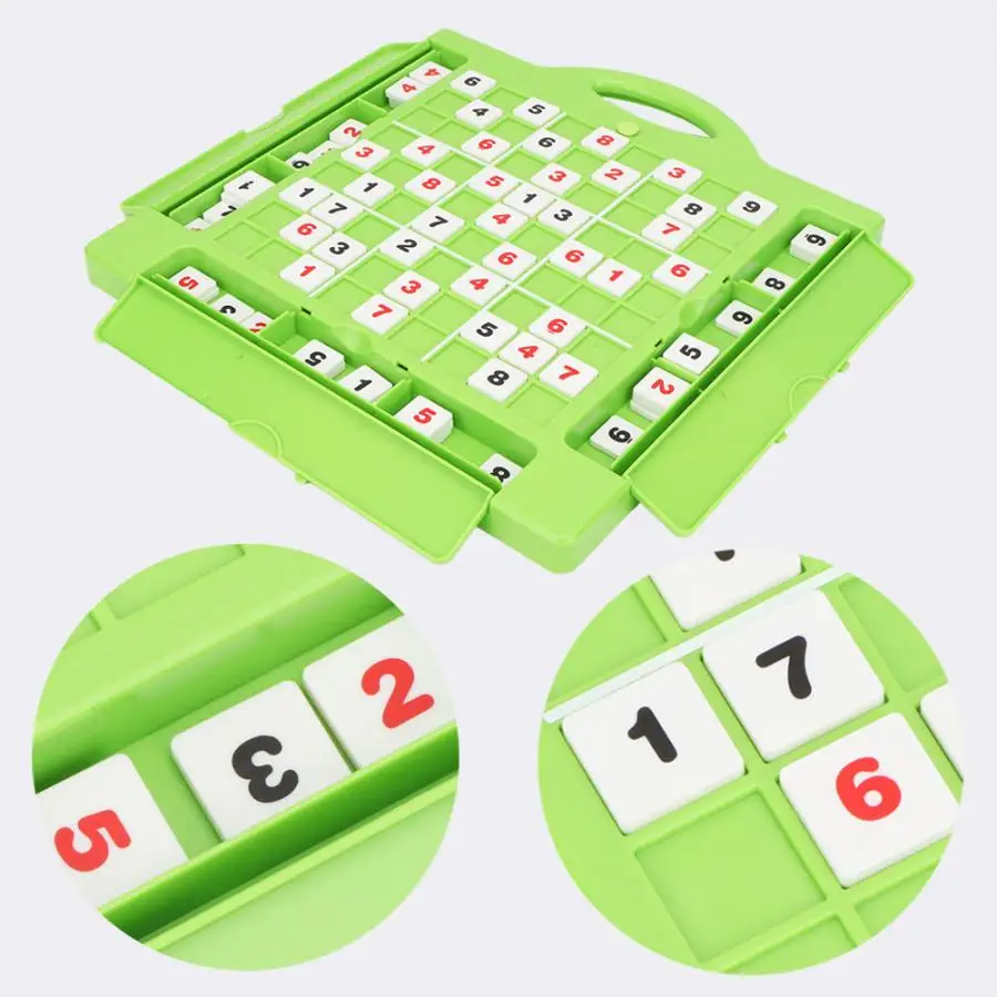 Личи пластиковые Sudoku головоломки настольные игры классические головоломки игрушки Цифровой головоломка игрушки развивающие игры для детей и взрослых