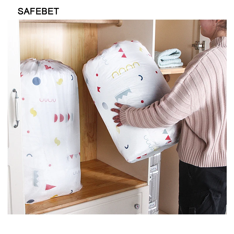

Foldable Storage Bag Clothes Blanket Quilt large compression bag organizer dampproof Box Pouches Housekeeping Container