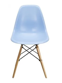 

Chair TOWER PP, wood, polypropylene sky blue