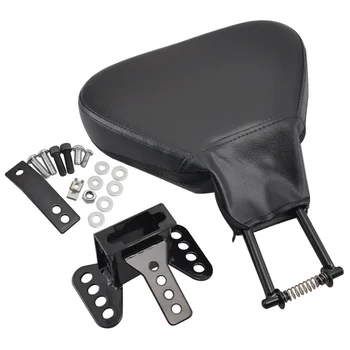 

Adjustable Detachable Black Leather Rider Driver Backrest Pad For Harley Touring Road King Street Road Glide 88-Up Motorcycles