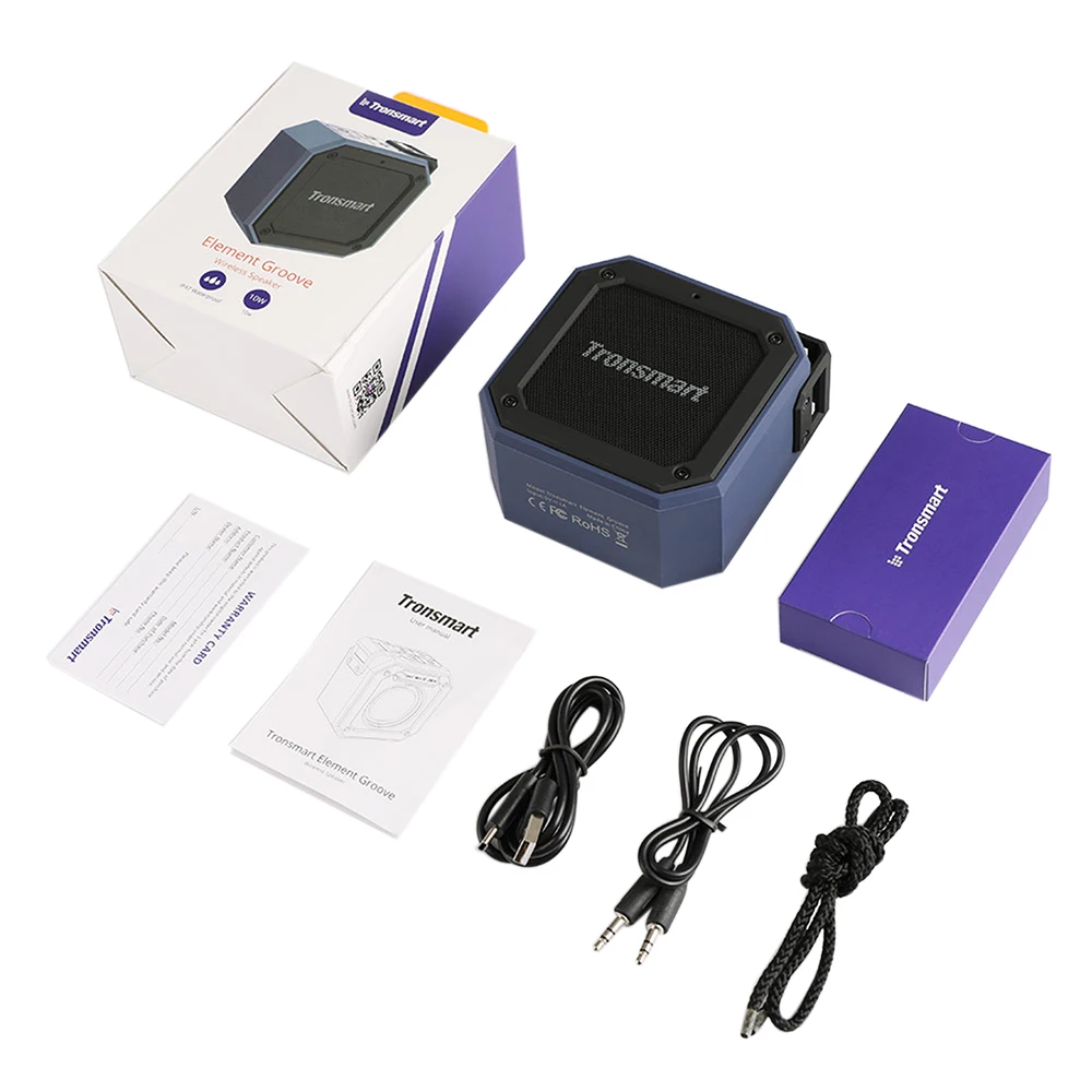 Tronsmart Element Groove(Force Mini) IPX7 водонепроницаемый Bluetooth динамик Портативный BT4.2 динамик TWS стерео звук беспроводной динамик