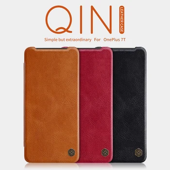 

For Oneplus 7T 7T Pro Business Flip PU Leather Case NILLKIN Back Cover Wallet Cases With Card Slot Pocket Mobile Phone bags
