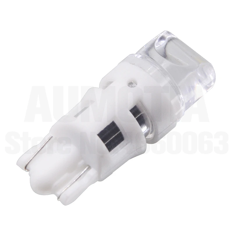 100x T10 светодиодный 194 168 W5W 3 светодиодный 501 2835 SMD авто отложным воротником сбоку номерной знак светильник лампа габаритного огня AC/DC 12V