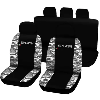 

COPRISEDILI AUTO SUZUKI SPLASH FODERE BICOLORE NERO - MIMETICO CHIARO