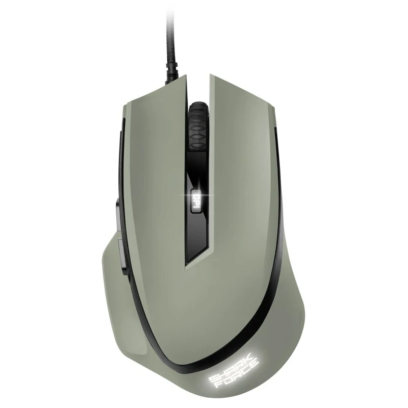 Мышь Sharkoon Shark Force оптическая, 1600 dpi, USB, подсветка