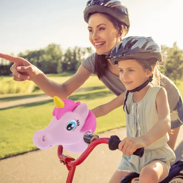 Kids Scooter Protective Unicorn Head Cover Toy For Toddlers Kid Girl Decoration Gifts Scooter Accessories 2