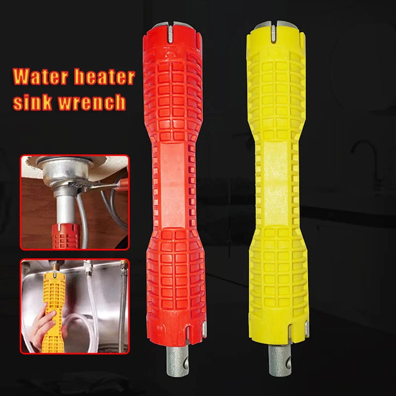 8 in 1 Sink and Faucet Installer Multi purpose Socket Wrench Plumbing