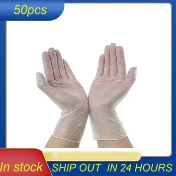 

50pcs Wear Resistance Disposable Gloves Food Testing Household Cleaning Washing Gloves Anti-Static Anti infection Gloves