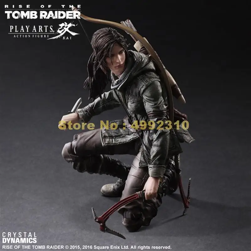 Tomb raider underworld Лара Крофт совместный подвижный ПВХ фигурка коллекция Модель 28 см игрушка