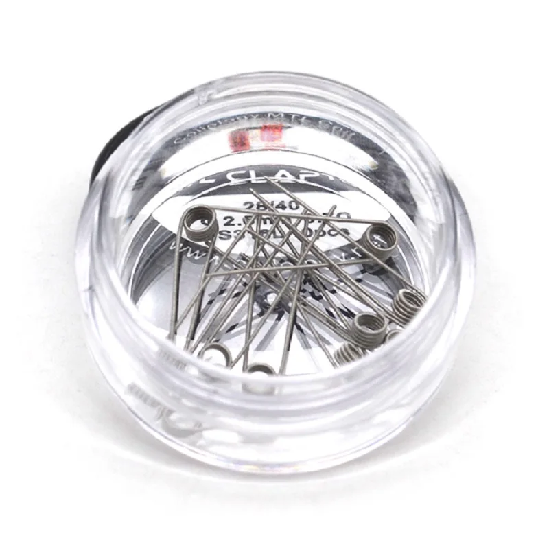 Coilology MTL Clapton катушка 316SSL 28/40GA 0.7ohm готовые катушки для rda атомайзер rta бак Тепловая