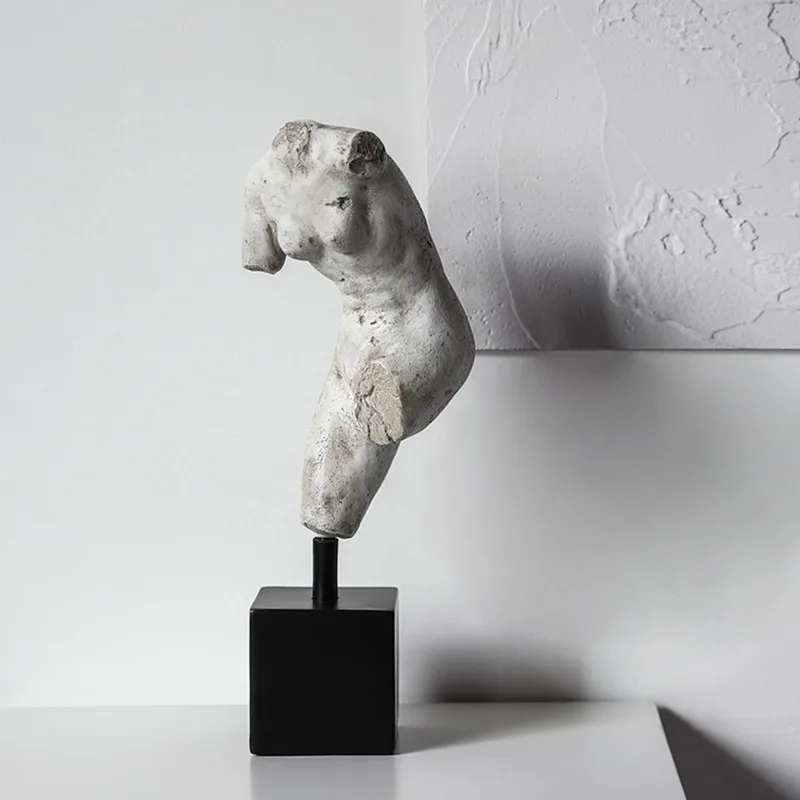 BAO GUANG TA European Creative Retro Human Body Bust Statue Plaster Figure Model Figurine Resin Crafts Home Decoration R3929 BAO GUANG TA European Creative Retro Human Body Bust Statue Plaster Figure Model Figurine Resin Crafts Home Decoration R3929
