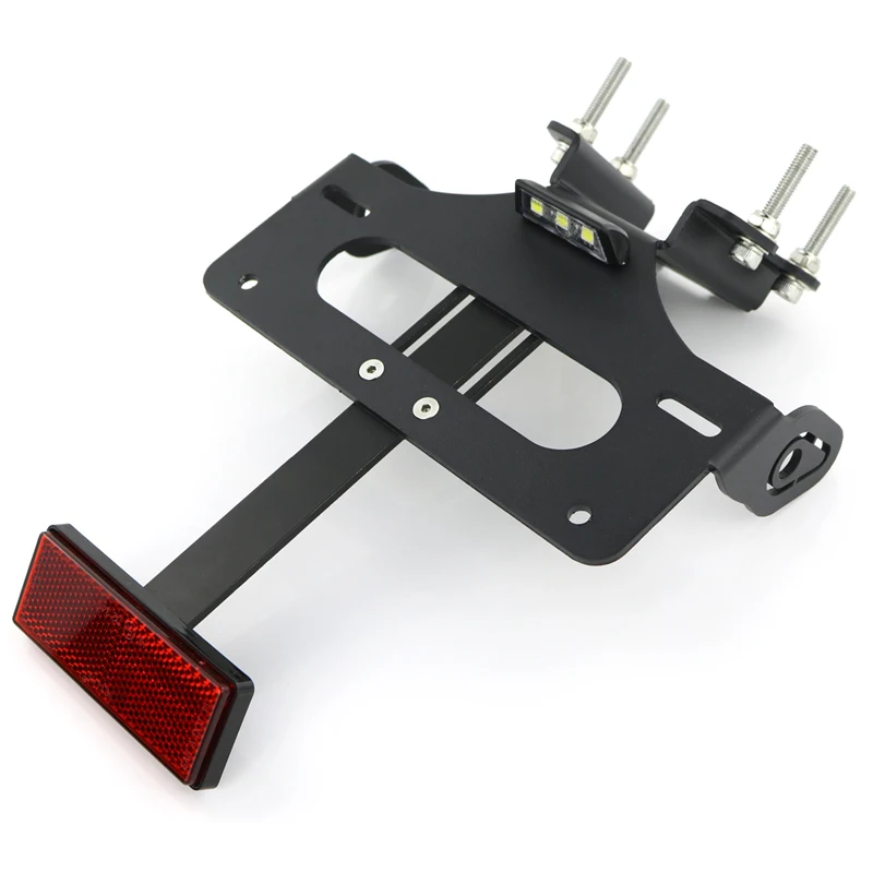 Number License Plate Holder Frame Rear Tail Tidy Fender Eliminator kit For Yamaha FZ-07 / MT-07 2014-MT07 R7