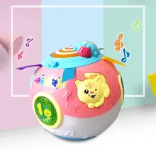 Новинка! обучающая игрушка для малышей, вращающаяся игрушка для ползания, обучающая музыкальная песня, подарок для животных