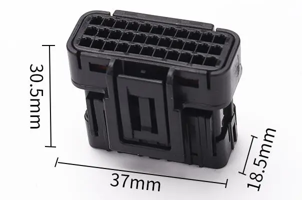 33 Pin 33 Way JAE MX23A мужской женский авто жгут проводов Электрический ЭБУ разъем с Termianls 6189-7106 6188-4871 - Название цвета: 1pcs black female