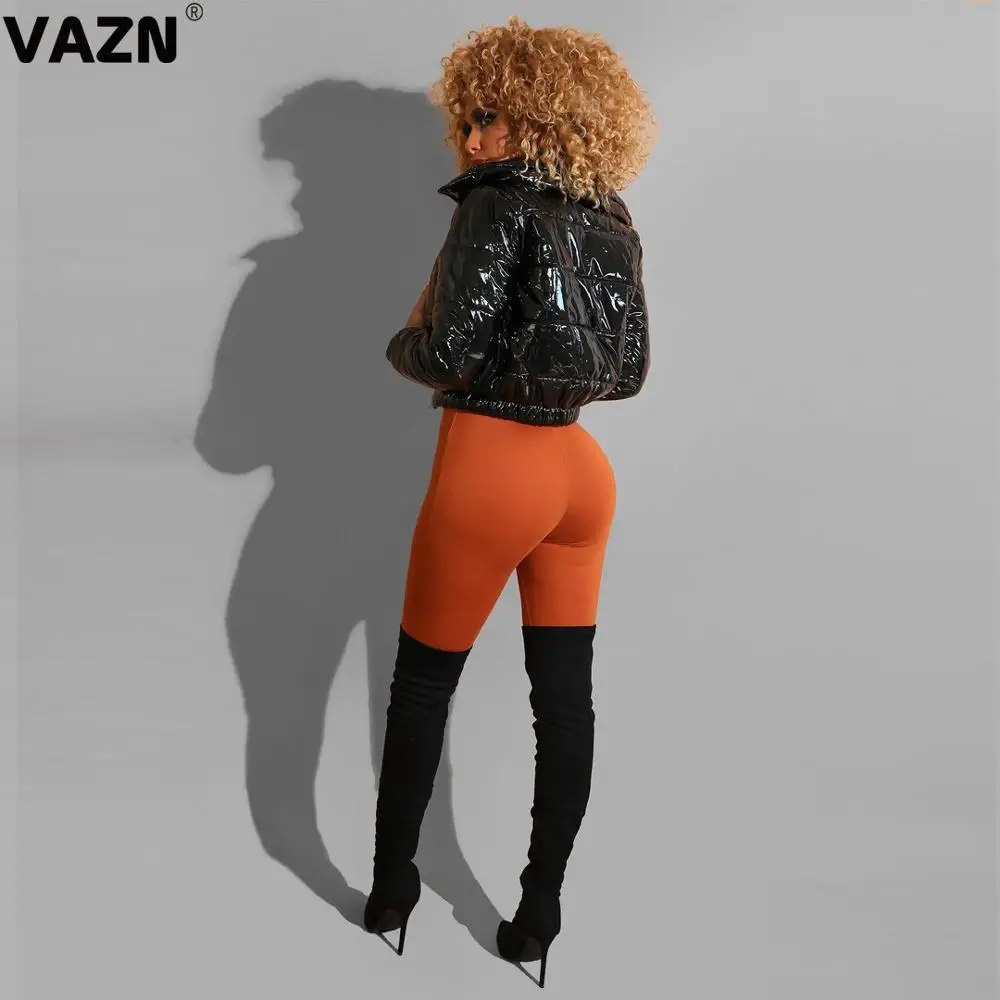 VAZN DAN8202, зимняя, новейшая, Возрастная, повседневная, теплая, модная, однотонная, длинный рукав, для женщин, энергетическая, тонкая, толстая, короткая, ветровка