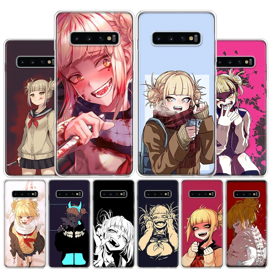 Himiko Toga Boku чехол для телефона с аниме героями академии Samsung Galaxy S10 S20 FE S21 Ultra Note 10 9 8 S9