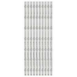 1SET=10PCS LED Backlight Strip 7 Lamps 560mm For Hisense 55_HD550DU-B52_10X7_3030C_V0_20151012 55H8C 55K3300UW H55M3300 H55M3000