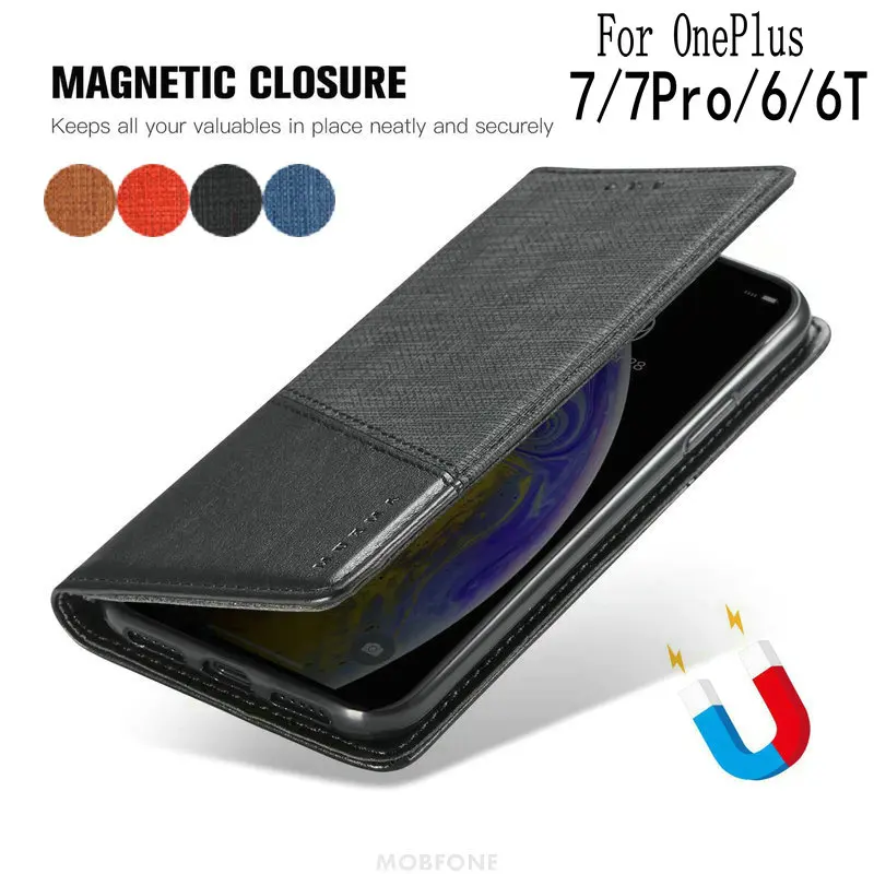 Ретро Флип Магнитный кожаный чехол для OnePlus One Plus 7 Pro 6 6T 7 телефон Fundas Coque Бумажник Книга Стенд OnePlus 7 Капа чехол сумка