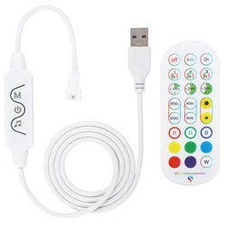 Smart LED Strip Controller Dimmer 3Pin DC5V Bluetooth Music Symphony USB Controller For RGB RGBW RGB+CCT LED Light Tape
