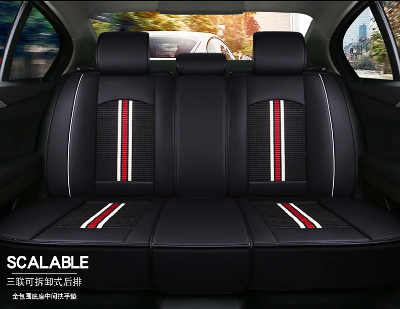 Высококачественная кожа+ шелк, чехол для автокресла 4 сезона для Volkswagen vw passat b5 b6 b7 polo 4 5 6 7 golf tiguan jetta touareg