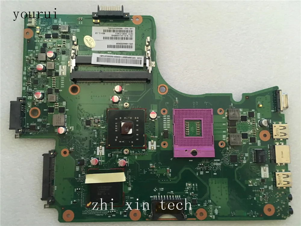 

yourui Original For Toshiba Satellite C650 C655 Notebook PC Motherboard V000225020 6050A2355301 Test work perfect