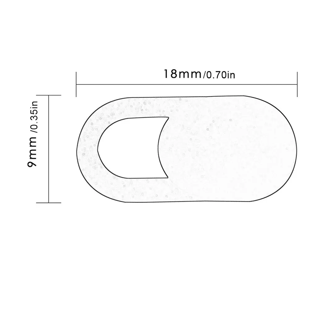 6 шт., универсальная веб-камера, магнитный слайдер, пластиковая крышка для камеры для IPhone, ПК, ноутбуков, мобильных телефонов