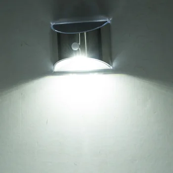 

Security PIR Motion Street Garage Pathway Backyard Wall Mounted Stainless Steel Outdoor Waterproof Front Door Garden Solar Light