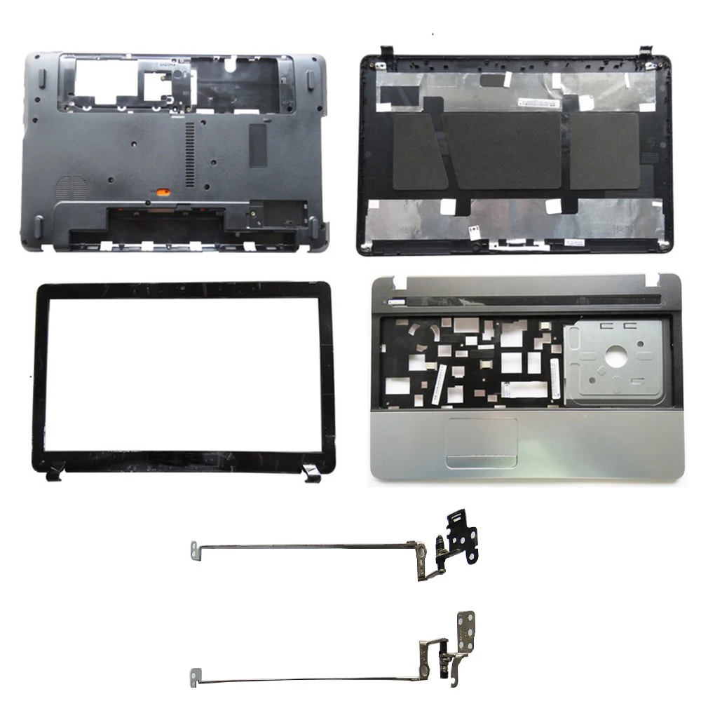 

NEW LCD back cover Rear Case Front Bezel HINGE palmrest COVER bottom Base Cover for ACER E1-571 E1-531 E1-531g E1-521 E1-571G