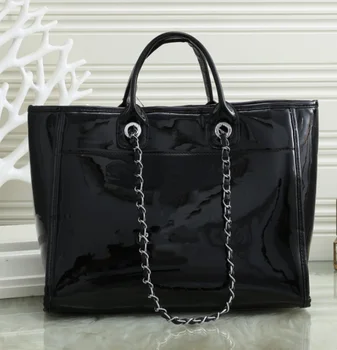 

2020 Luxury Famous Brand Women Bags Designer Fashion Bright Leather Women's Single Shoulder Portable Large-capacity Louis Bag