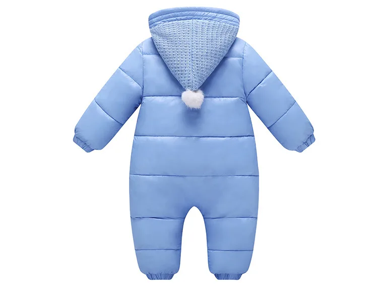 Winter Baby Kleidung Mit Kapuze Strampler Für Baby Jungen Mädchen 3 6 12 18 24 Monate Kleinkind Warme Starke Romper Neugeborenen tragen Infant Overall