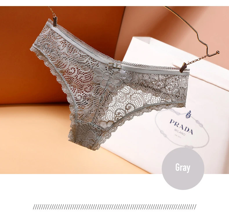 Women's Intimates Sexy Panty Pants Breathable Lace Panties G-string Underwear Woman Big Size Low-Rise Thong Soft Underpants high waisted lace panties