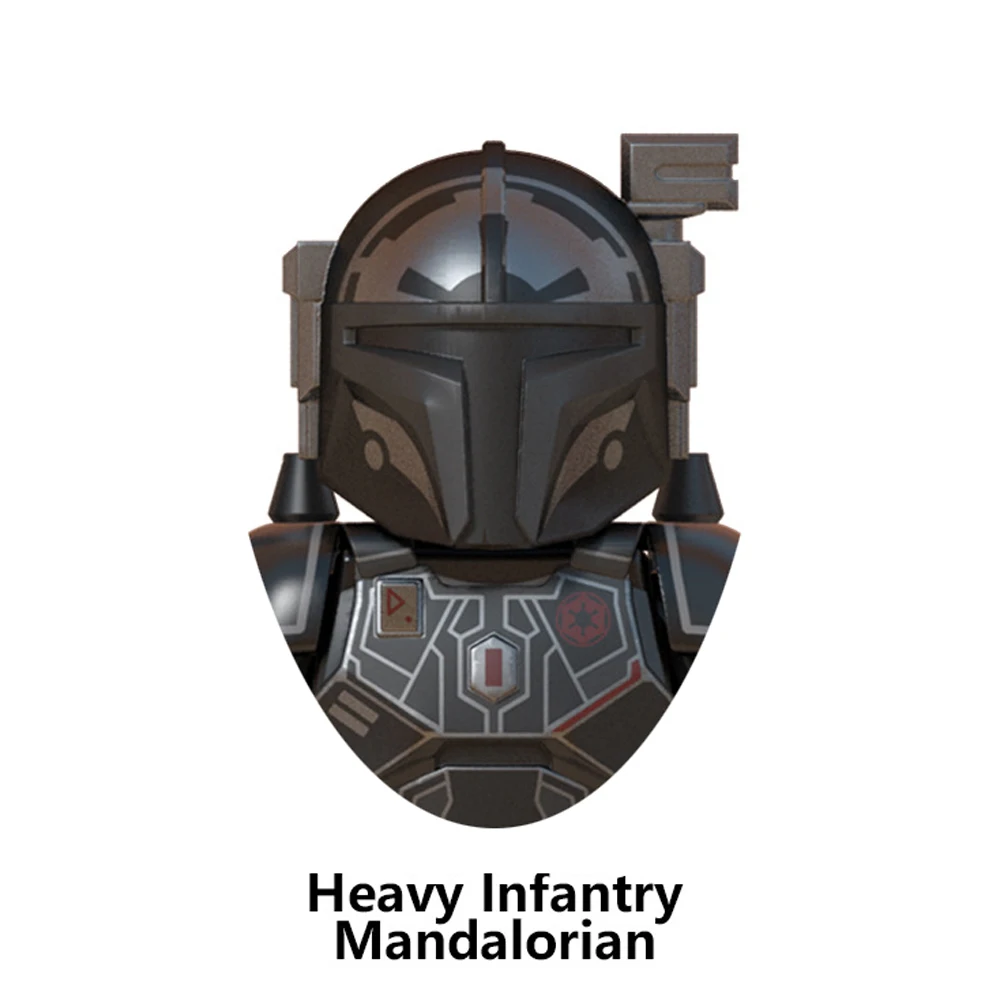 Mandalorian Building Block Jango Boba Fett Grogu Baby Yoda Pre Vizsla Bo-Katan Din Djarin Sabine Wren Star Brick Figure Wars Toy