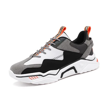 

2020 New Lace-up Men Sneakers Flat Breathable Men Shoes Mesh Comfortable Male Shoes Non-slip Plus Size Footwear Hot Sale