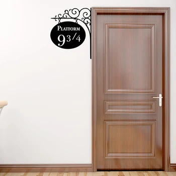 

Harry Movie Magic Platform 9-3/4 Vinyl Wall Stickers Removable Hollow Out Wallpaper For Kids Rooms Home Mural Potter Decoration