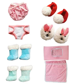 Mini Shoes Panties for 25cm Mellchan 1/6 Doll Fashion Doll Boots Blanket DIY Handmade Doll Accessories 1