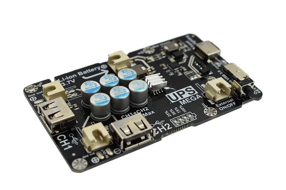 4*18650 Raspberry Pi мобильное ИСПОЛЬЗОВАНИЕ энергии для Raspberry Pi 3B+/3B/2B поддержка iPhone USB3.0 Android не включает аккумулятор G11-007