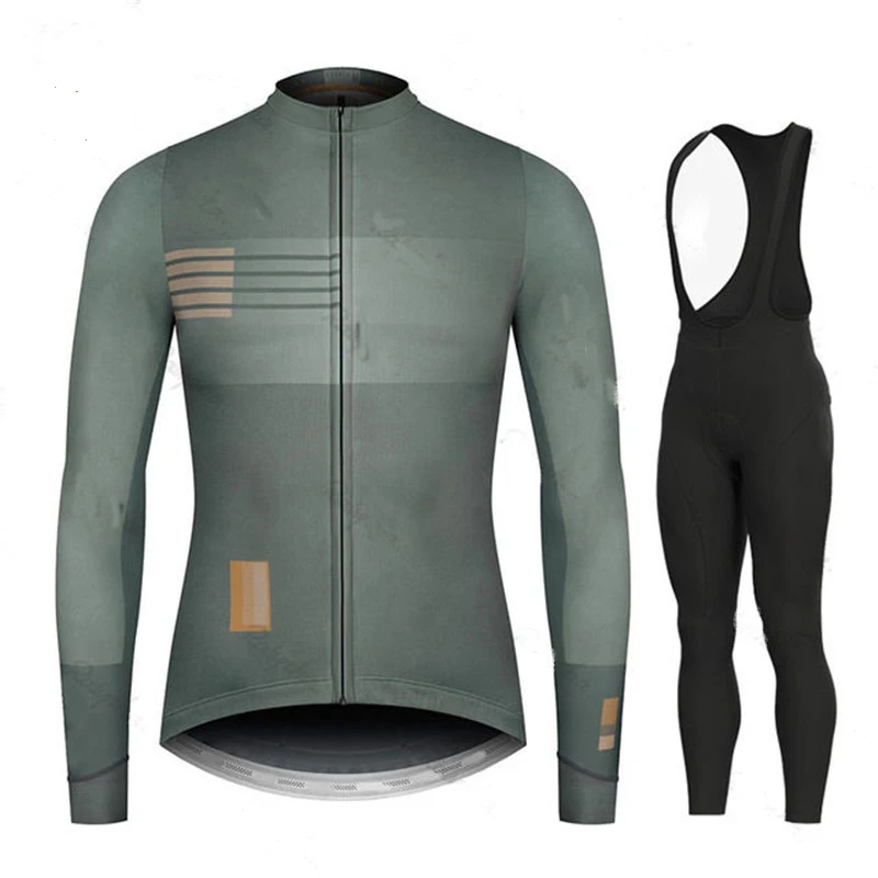 Spain Team Jersey Quick-drying Long-sleeved Jerseys and Cycling Shorts Cycling Sets 10 Colors