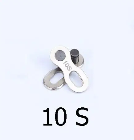 10S silver 1 пара 11 S отсутствует ссылка 11 скоростей серебряное золото 6S 7s 8S 9S 10S 11 S скоростные цепи для Shimano& Campagnolo отсутствует ссылка - Цвет: 10S silver