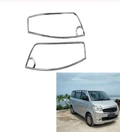 For Suzuki APV Arena GX 2007 2008 2009 2010 2011 Head Light Lamp Cover Trim Frame Protector Sticker Car Styling Accessory 2PCS | Автомобили