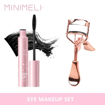 

MINIMELI Eyelash Curler Beauty Tools + 3D Mascara Long Eyelash Silicone Brush Waterproof Volume Lash Extensions Eyes Make Up
