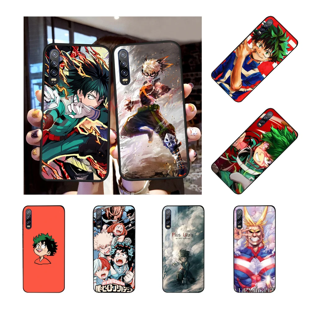 Чехол для телефона с аниме Мой герой Моя геройская Академия deku bakugou Huawei P9 10 lite P20 pro