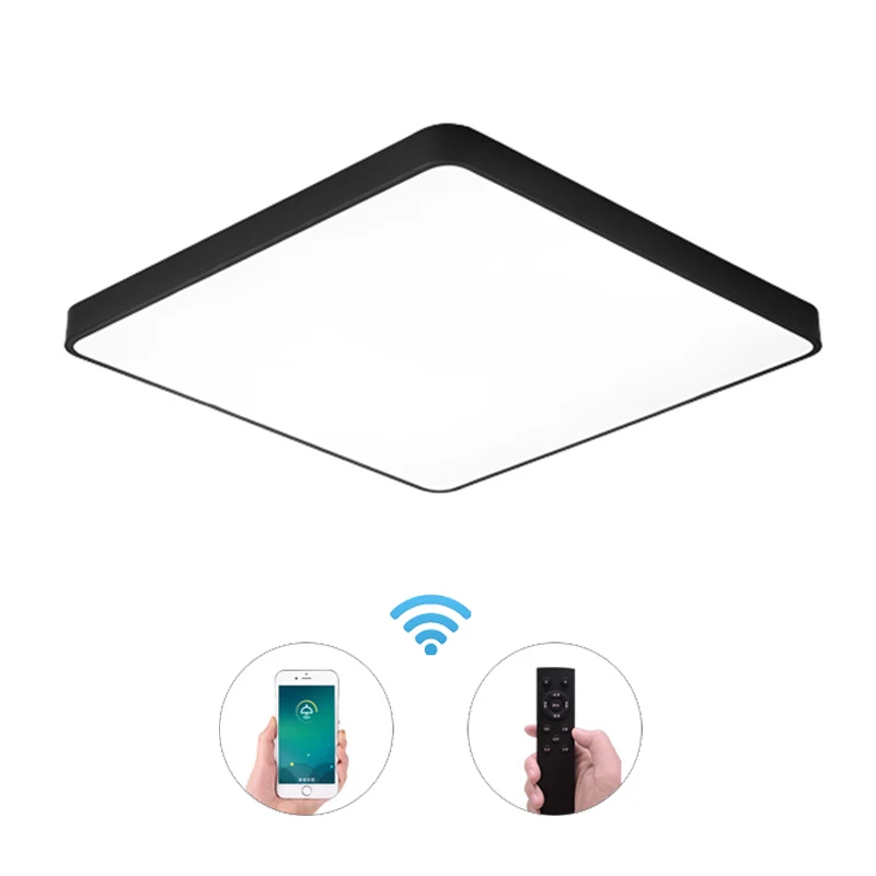Ультратонкий потолочный светодиодный светильник квадратный креативный