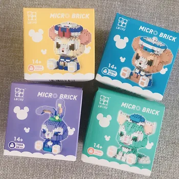 

Cute cartoon Duffy girl heart toy building blocks student gift