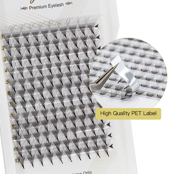 

3 trays/lot Sharp Stem Base Pre-made Fans 0.05 C D curl 5D 6D 8D 9D 10D 12D 14D Russian Volume Lash Extension Faux Eyelashes