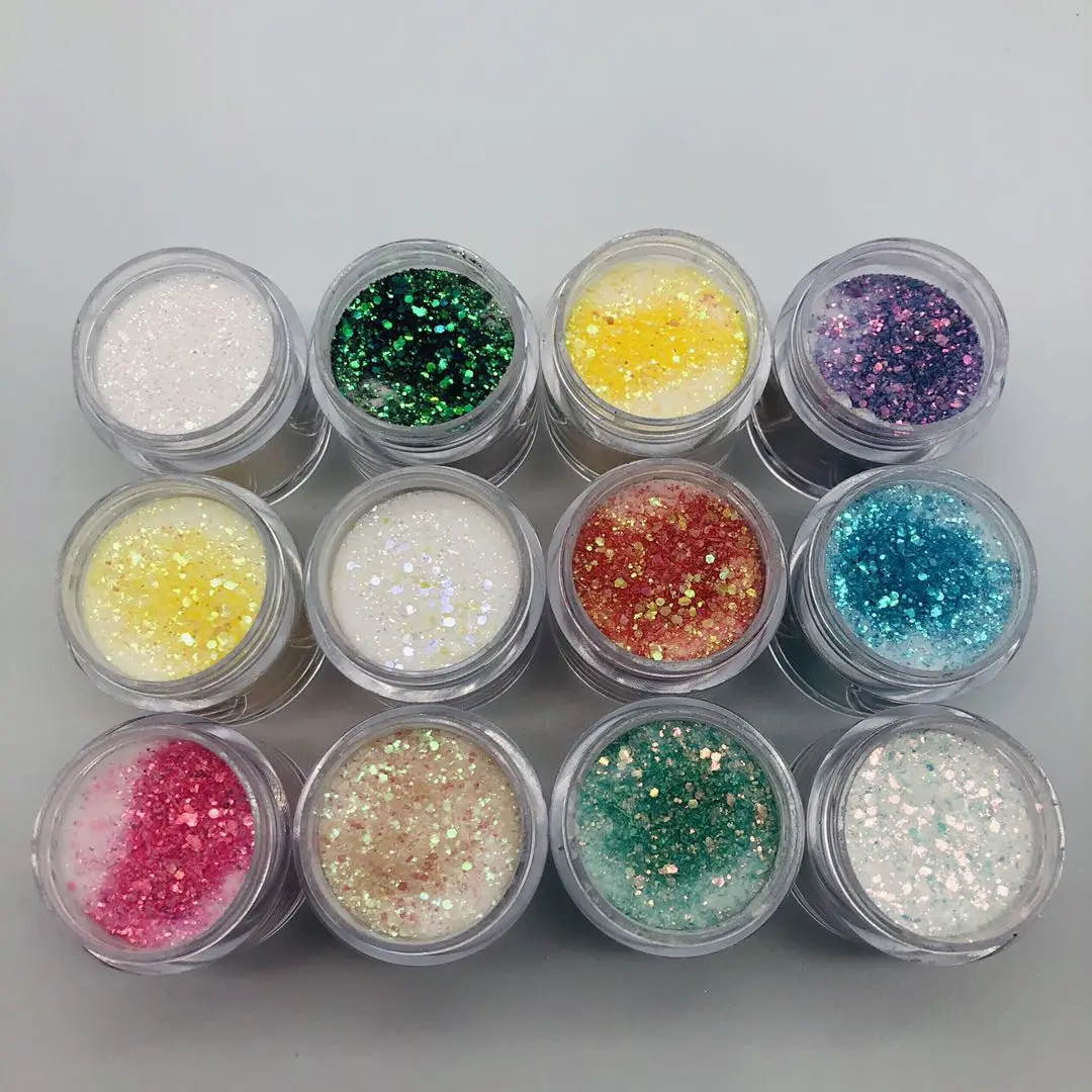 Colored GLOW IN THE DARK Acrylic & Dipping Powder For Nails