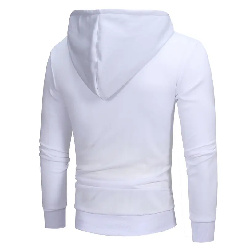 NIBESSER весна осень модные повседневные однотонные толстовки Мужские ...